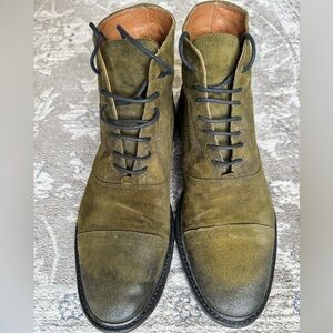Rare Olive Green Color Frye Boots Men’s Size 10